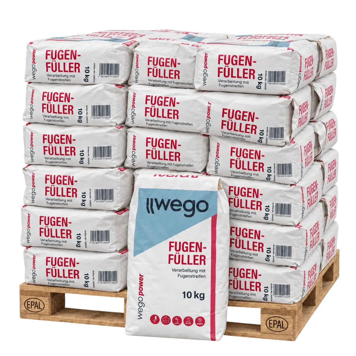 Fgs Weg 001 Spachtelmasse Fugenfueller Palette Sack