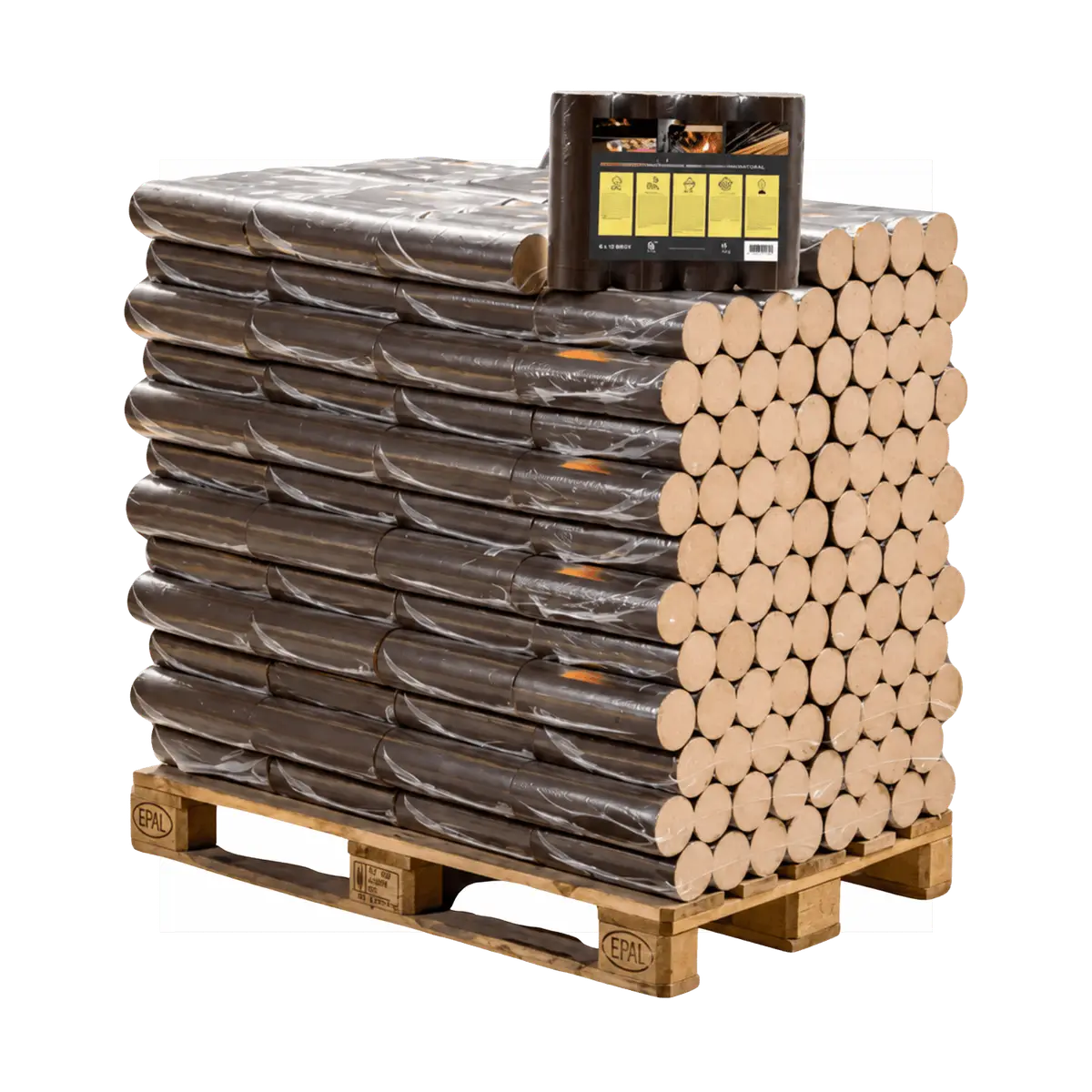 Nes Mkm 006 Pollmeier Holzbriketts Nestro Palette Paket