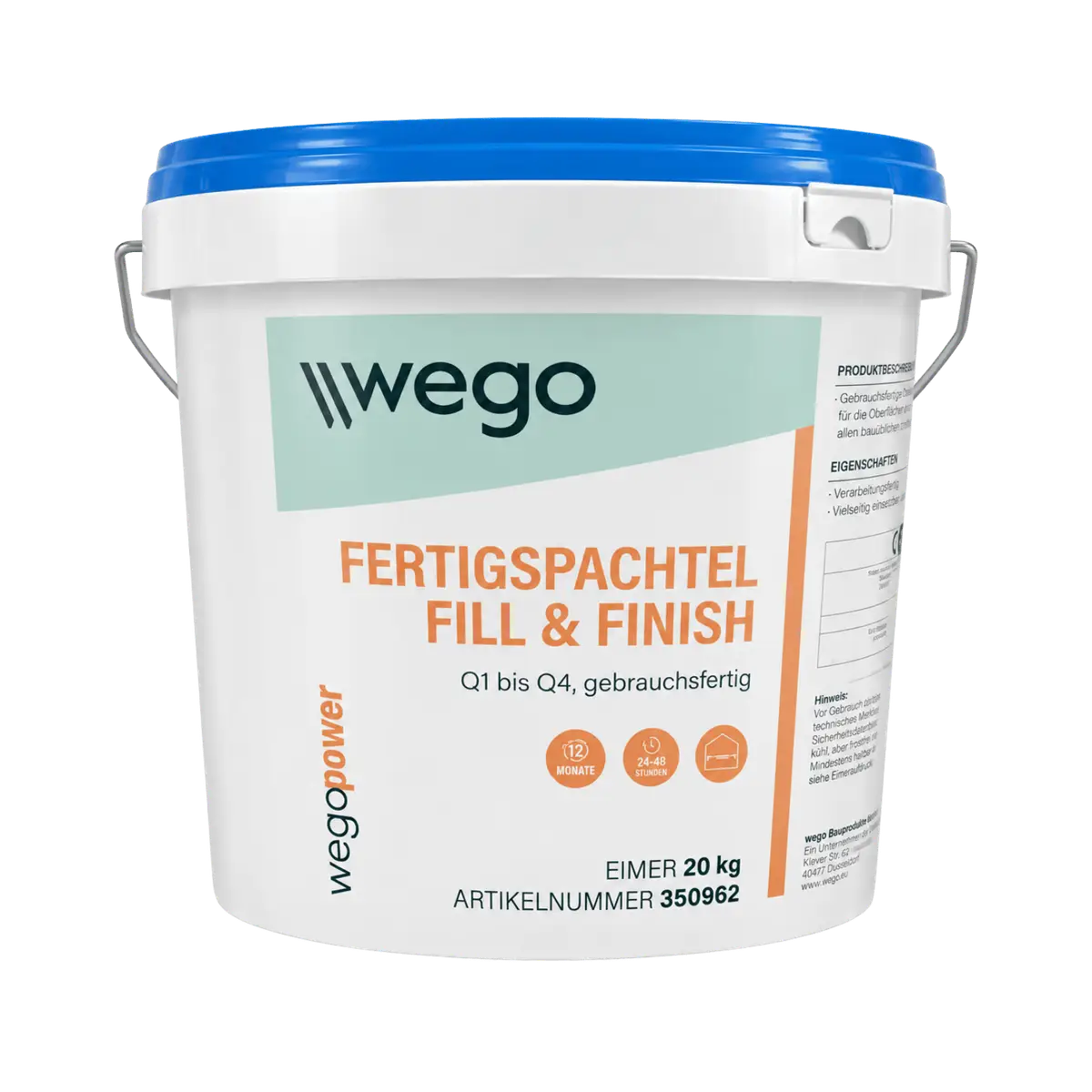 Fgs Weg 002 Spachtelmasse Fill Finish Eimer