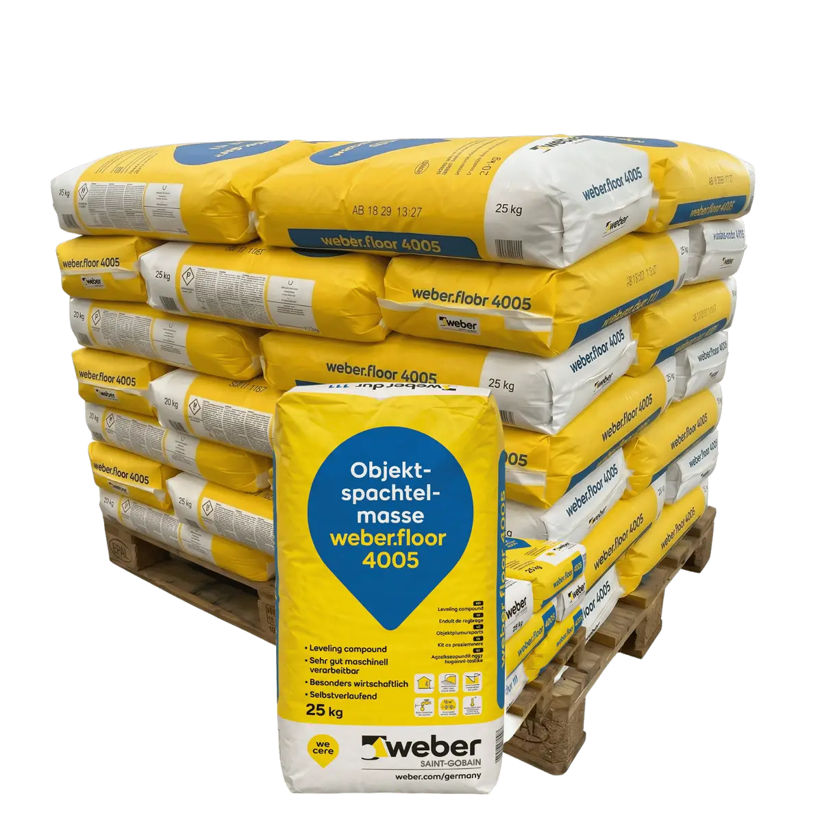 Pmm Weg 004 Spachtel Weberfloor 4005 Palette Sack