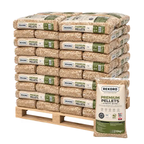 Hpe Mkm 001 Rekord Holzpellets Palette Sack
